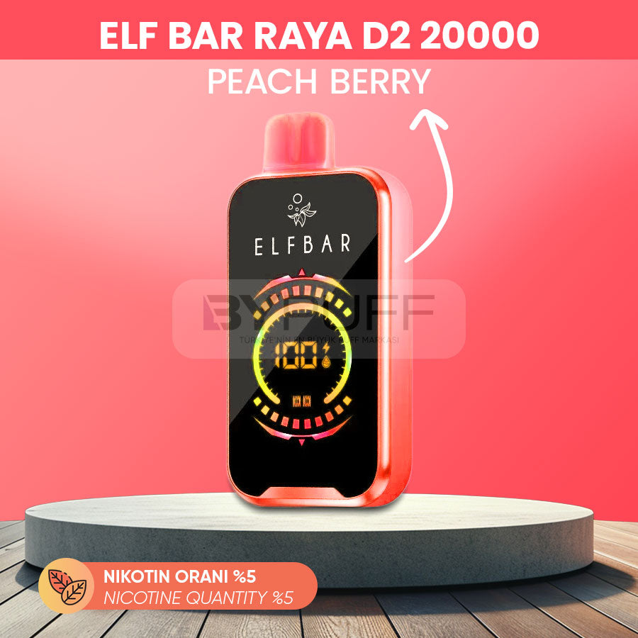 Elf Bar Raya D2 20000 Peach Berry