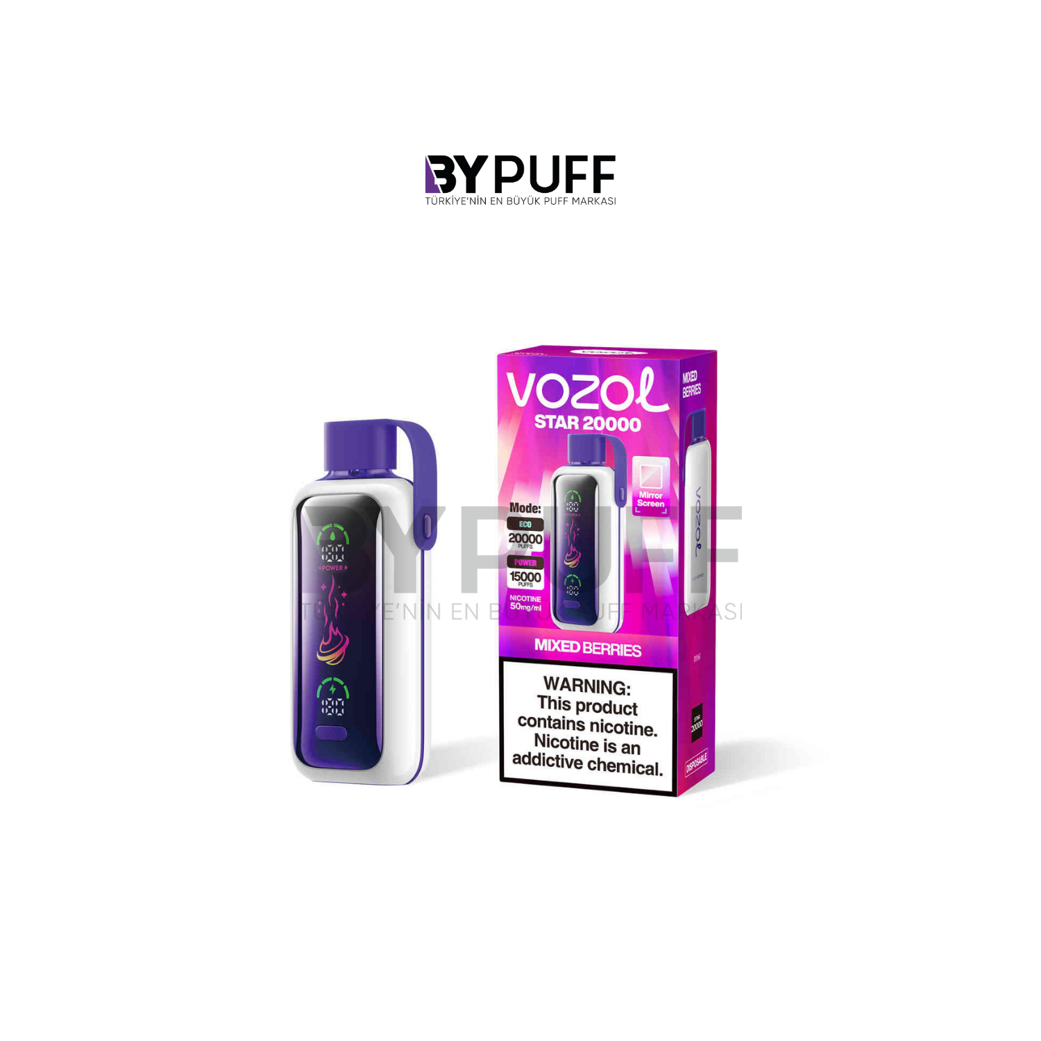 Vozol Star 20000 Mixed Berries