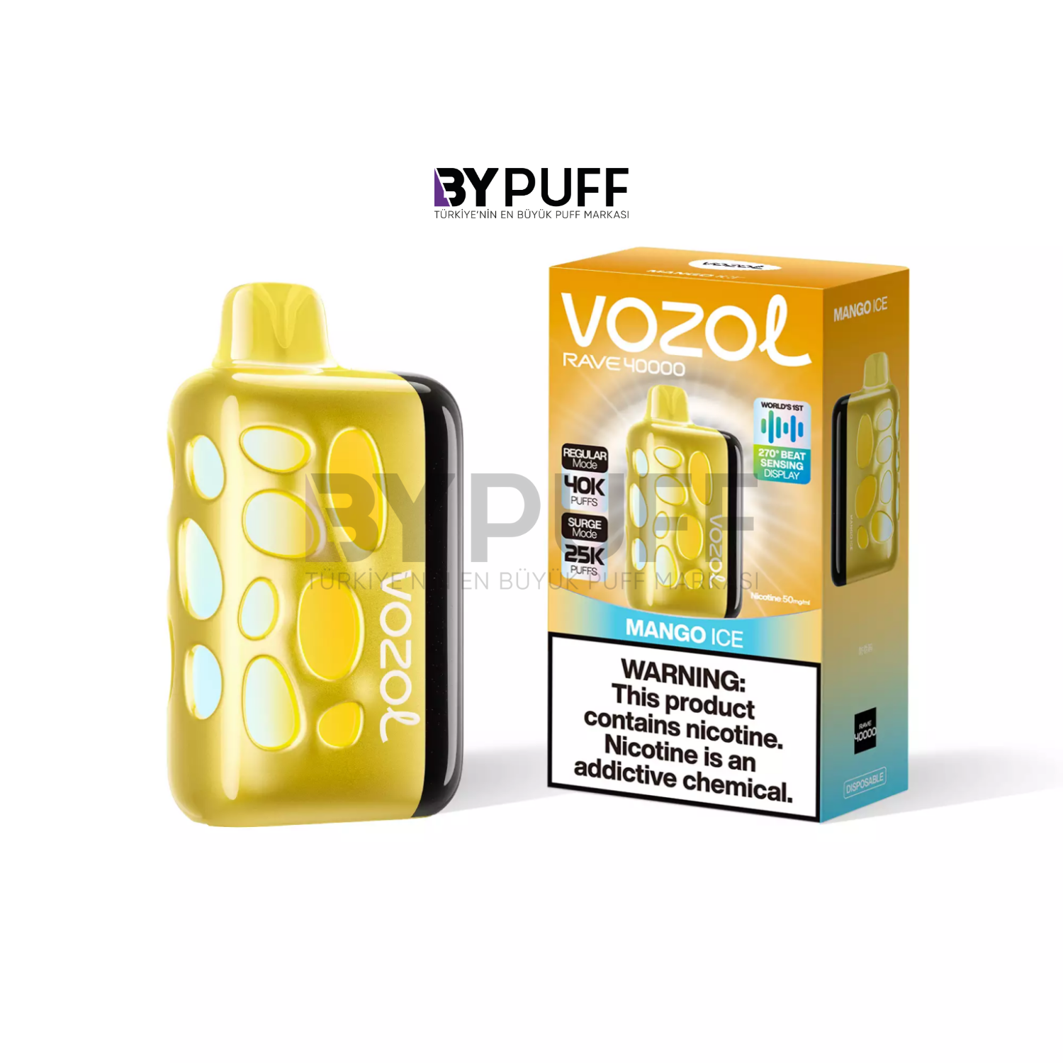 Vozol Rave 40000 Mango Ice