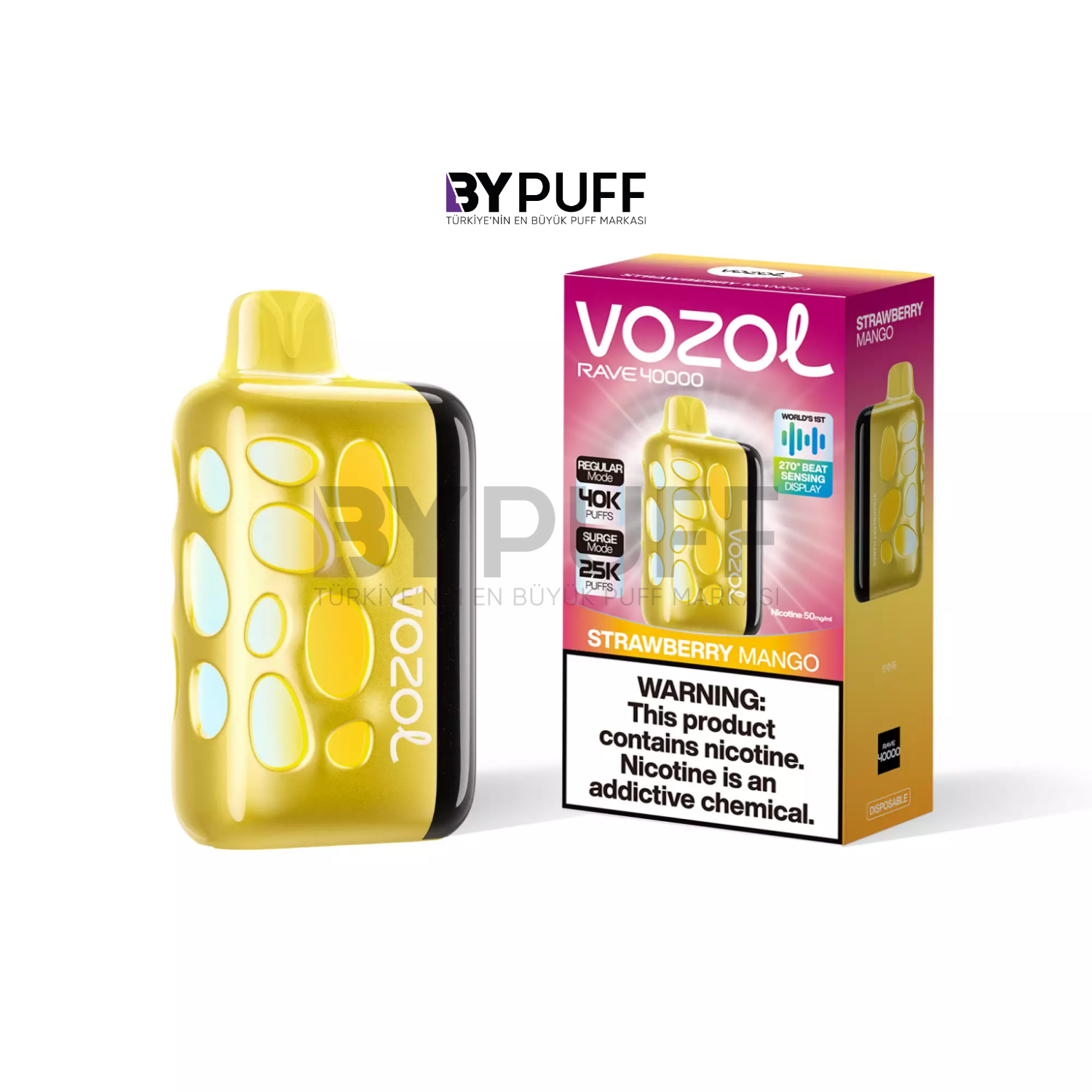 Vozol Rave 40000 Strawberry Mango