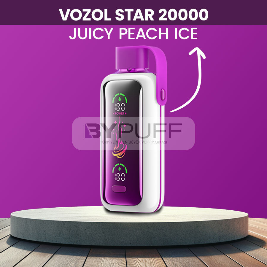 Vozol Star 20000 Juicy Peach Ice